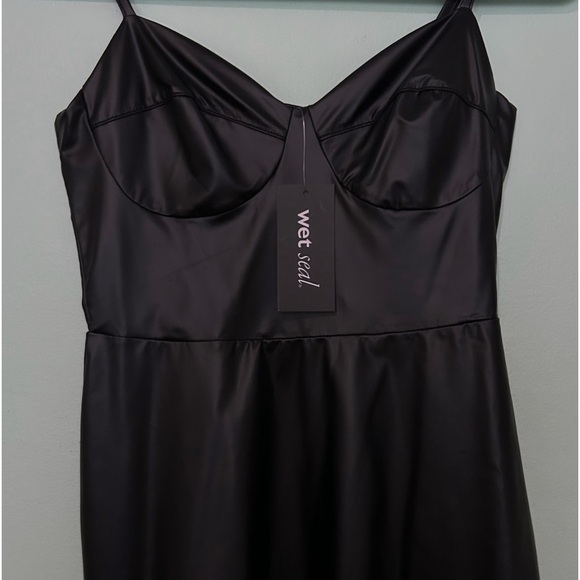Vintage Y2K Wet Seal new black dress Size small 2000’s Fashion - Picture 1 of 3